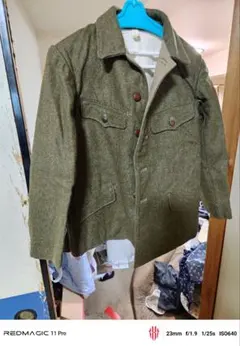 【実物・当時物旧日本軍 冬衣 ウールジャケット 昭和レトロ 尾商納 ヴィンテージ