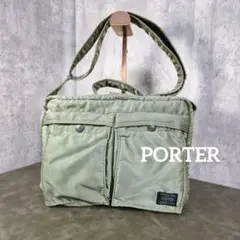 PORTER ポーター タンカー ショルダーバッグ セージグリーン