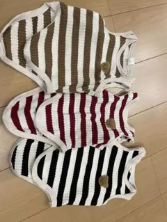 ストライプロンパース 3-6ヶ月用