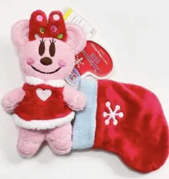 新品 タグ付き TDL TDS ディズニークリスマス クッキー ぬいば ミニー