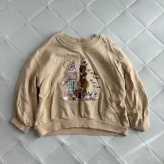 バースデイ　てちくま　黄色　トレーナー　100