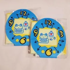 たまごっち。ハンカチ。新品未使用。青。 たまごっち タオルハンカチ レトロ ブルー - メルカリ