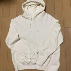 THE SHOP TK ホワイト フード付きパーカー L
