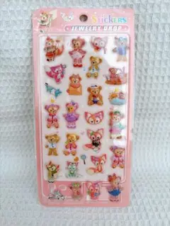 ダッフィー&フレンズ　ボンボンドロップシール