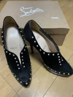 パンプス　クリスチャンルブタン　黒　39