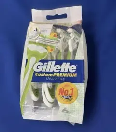 【未開封】Gillette Custom PREMIUM 6本入 剃刀　使い捨てのサムネイル