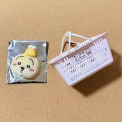 匿名配送 ちいかわマーケットノベルティ おかおバッジ うさぎ ミニカゴ