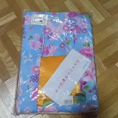 【新品】motherways 浴衣 140cm 花柄 水色のサムネイル