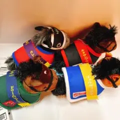 サラブレッドコレクション 馬服マスコットボールチェーン4 全4種セット