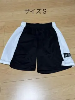 asics バスケットボールパンツ （バスパン）Sサイズ 黒/白