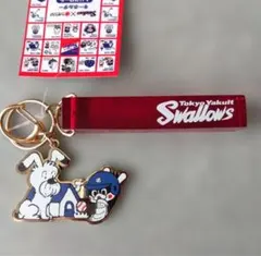 東京ヤクルトスワローズ　シモジマ　コラボ　キーホルダートリコロール