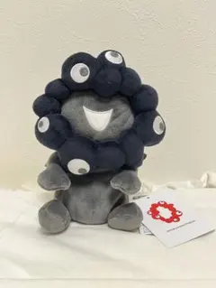 お顔厳選　EXPO2025 ミャクミャク お手玉風ぬいぐるみ S 黒　黒ミャク