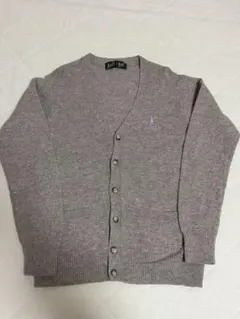 EAST BOY ブラウン　Vネック カーディガン　9号