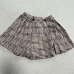 petit main チェック柄スカート 110サイズ