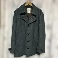ORIHIKA グレンチェック柄　ステンカラーコート