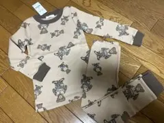 未使用品❣️くま柄 パジャマ 部屋着　100cm
