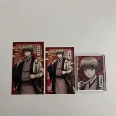 銀魂 マルイ 片面花柄和装 アクリルブロック 沖田総悟