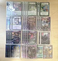 【匿名配送】 黒緑アビス デッキ パーツ付き 三重スリーブ付き 黒緑アビス デュエルマスターズ 構築済みデッキ スリーブ付き