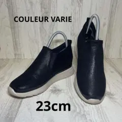 COULEUR VARIE by BATHROOM スリッポン スニーカー 黒