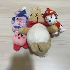 カービィ・パウパトロール ポケモン　ピーターラビット　ぬいぐるみセット