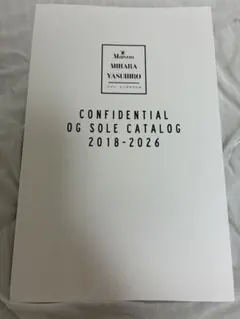 ミハラ ヤスヒロ　OG SOLE CATALOG 2018-2026