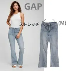 ♣️ギャップ(M)ハイライズフレアデニム　ストレッチ　コットンのサムネイル