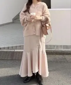 muguet irregular skirt ピンク