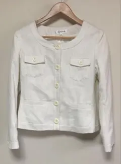 レディース 白 ジャケット