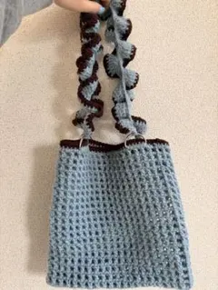 トートバッグ　ハンドメイド　メッシュバック