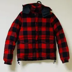 ダウンベスト レッド