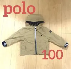 POLO　フード付きジャケット　100　ベージュ