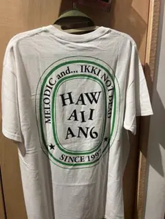 HAWAIIAN6 Tシャツ ホワイト ベルト付き　Lサイズ　ハワイアン6