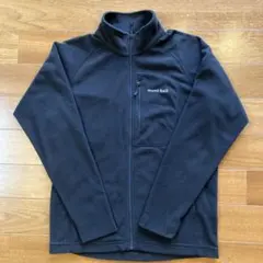 美品　モンベル　シャミースジャケット　メンズM 黒