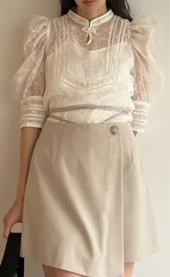 snidel チャイナライクブラウス