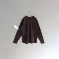 611【新品】定価4,950円　INHERIT　裏起毛サーマルL/S T