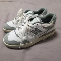 New Balance BB550 22.5cm ホワイト/グレー
