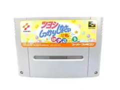 スーパーファミコン ツヨシしっかりしなさい 対戦ぱずるだま ゲームソフト