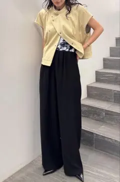 5／25限定値下げ 新品タグ付ディニテコリエワイドパンツリネンパンツ 5／25限定値下げ 新品タグ付ディニテコリエワイドパンツリネンパンツ