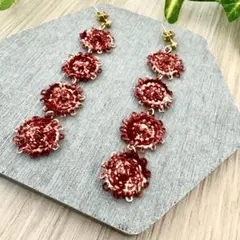 ニャンドゥティアクセサリー　ハンドメイド　ピアス　イヤリング