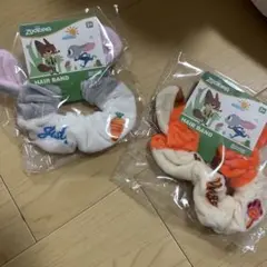 ズートピア ヘアバンド 2個セット　ニック　ジュディ　ディズニー