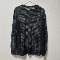 メッシュ 長袖 トップス ブラック L - メルカリ