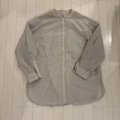 PAGEBOY オーバーサイズ シャツ ブラウス 長袖 無地 薄手