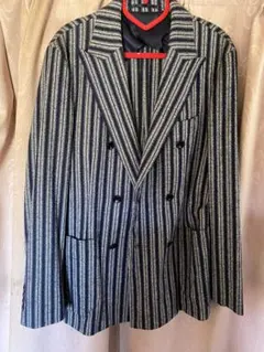値下げ不可 EDIFICE ダブルブレストジャケット ストライプ