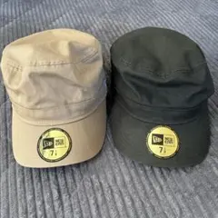 NEW ERA ワークキャップ 2色セット 7 1/8