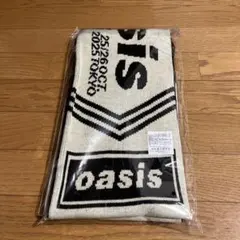 oasis live '25 フットボールスカーフ オアシス マフラー ブラック