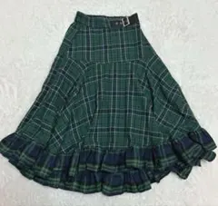 ジュエティ jouetie クレイジー チェック フリル　スカート