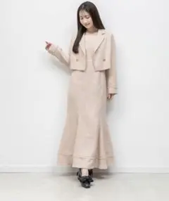 ツイード セットアップ ジャケット付き