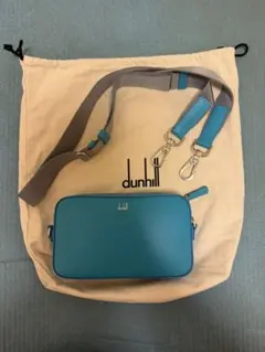 dunhillダンヒル ショルダーバッグ ライトブルー