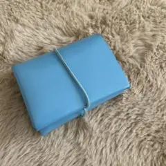 【9/30まで限定価格】irose　三つ折り財布　skyblue
