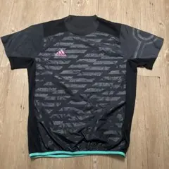 値下げしました adidas アディダス ピステ 半袖 ブラック ピンクのサムネイル